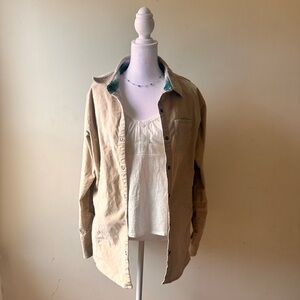 Tan Sierra Green flannel